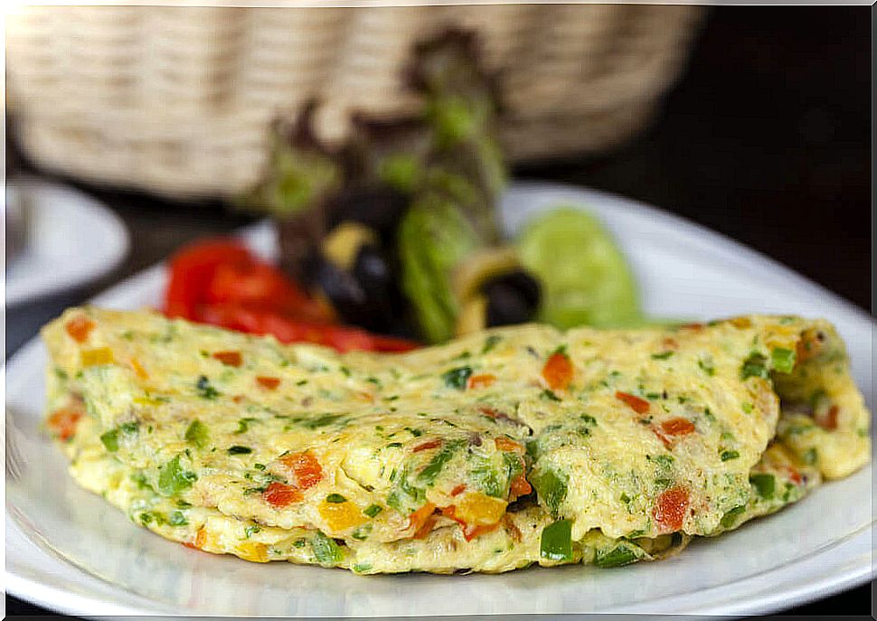 Omelet Of Vegetables