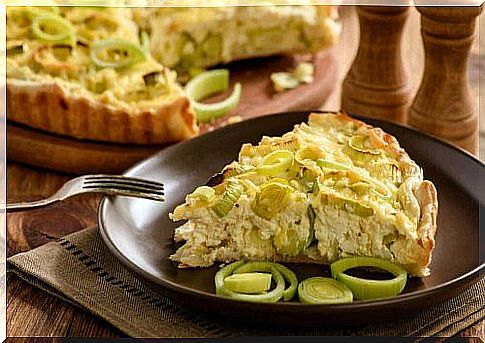 Non-dairy leek pie: check out the recipe