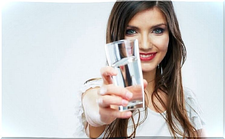 take care of your face by drinking plenty of water