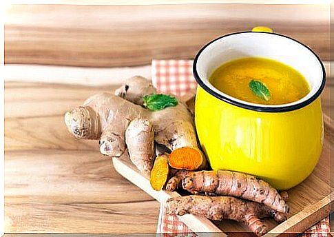 Turmeric and ginger slimming drink