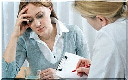 woman in medical consultation